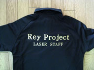 Rey Project LASER STAFFバックプリント